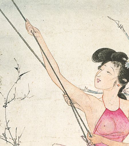 高邮-胡也佛的仕女画和最知名的金瓶梅秘戏图
